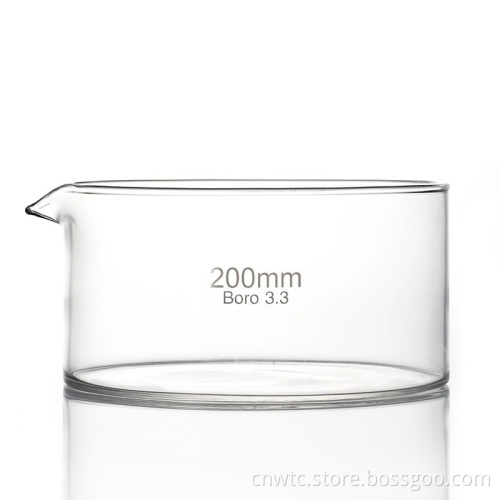 High Borosilicate Glass Crystallizing Dishes: 60-230ml Laboratory Glassware